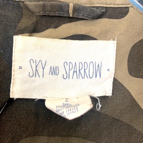 Sky and sparrow Army style jacket - Picture 4 of 4